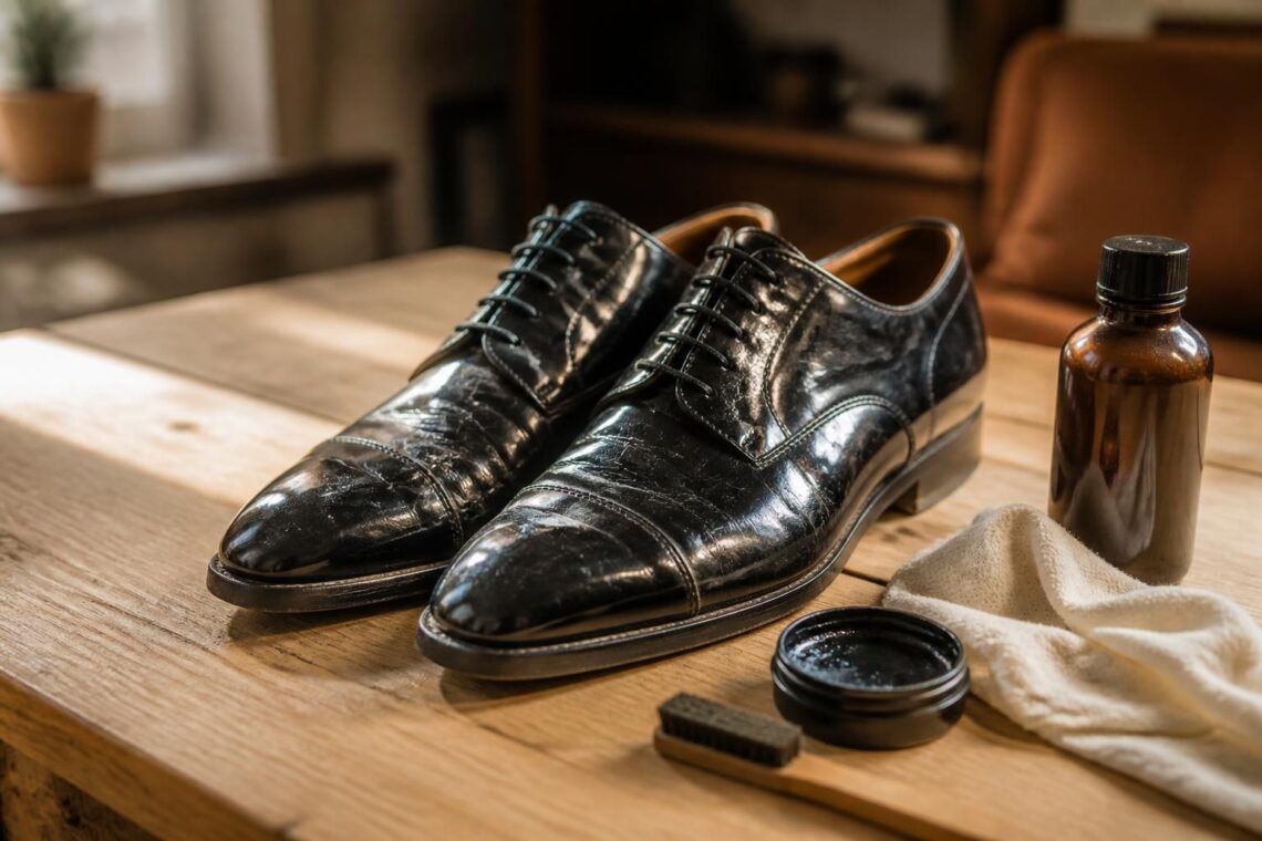 découvrez des astuces simples et efficaces pour réparer vos chaussures vernies craquelées et leur redonner tout leur éclat et leur élégance.