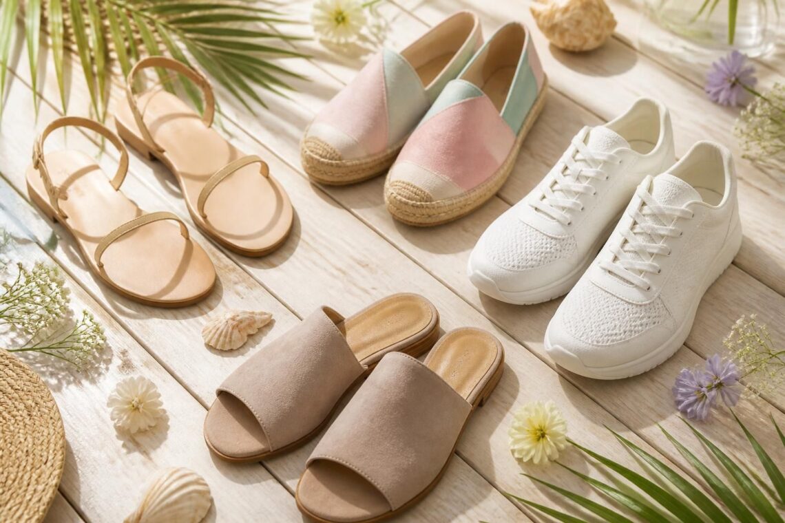 découvrez les tendances chaussures été pour un style à la fois frais et confortable. guide des modèles incontournables à adopter pour vos pieds cet été.
