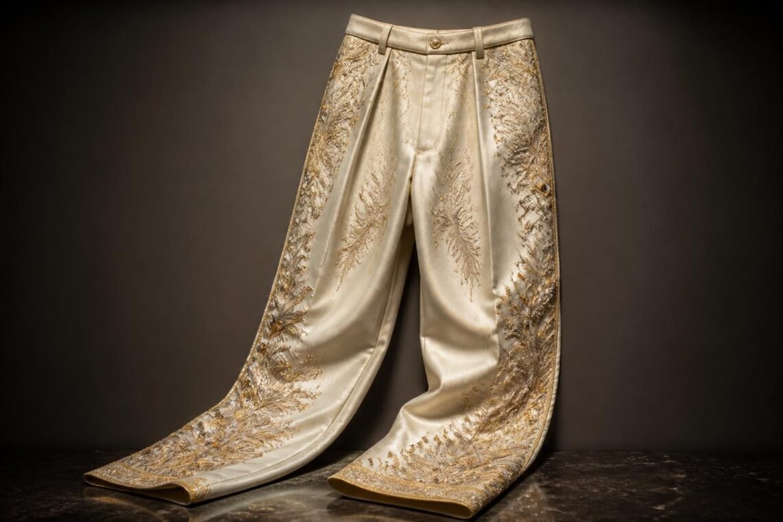 découvrez le pantalon le plus cher du monde, une pièce de luxe exceptionnelle ornée de détails fascinants qui allient savoir-faire artisanal et élégance inégalée.