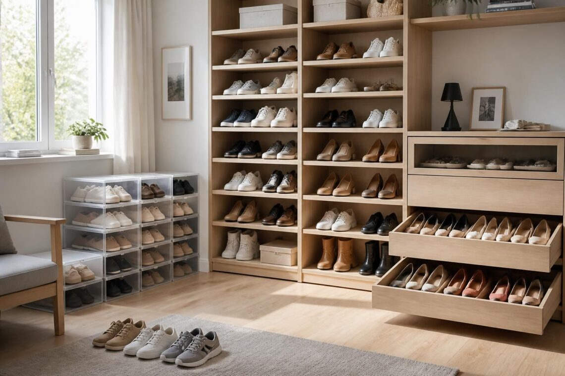 découvrez comment choisir le range chaussures parfait pour optimiser l'espace dans votre maison et garder vos chaussures bien organisées.
