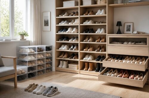 découvrez comment choisir le range chaussures parfait pour optimiser l'espace dans votre maison et garder vos chaussures bien organisées.