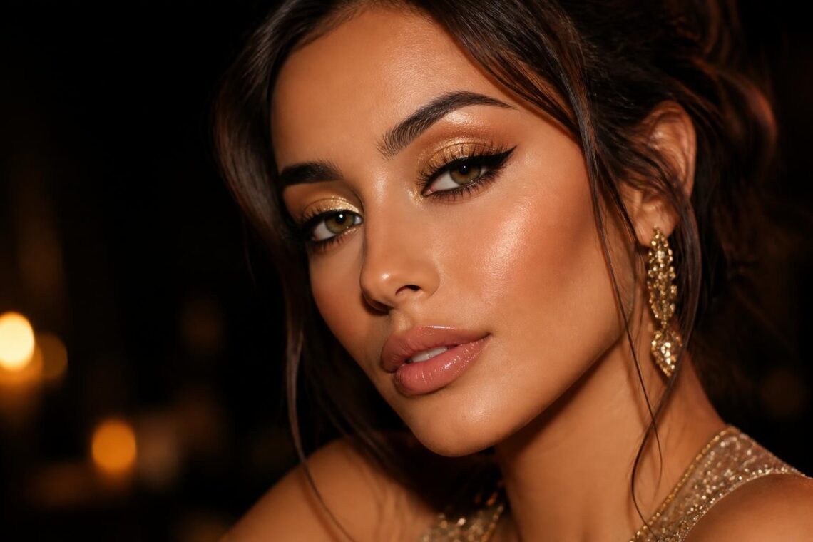 découvrez nos idées de maquillage soirée doré pour un look lumineux et élégant qui fera briller votre visage toute la nuit.